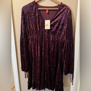Chelsea and Violet velvet dress